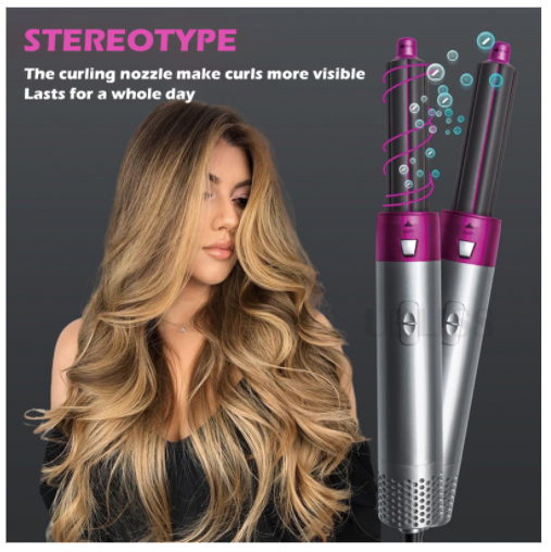 5 in 1 Hair Styler & Straightener