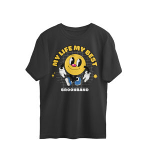 Oversized – “My Life My Best” T-Shirt!