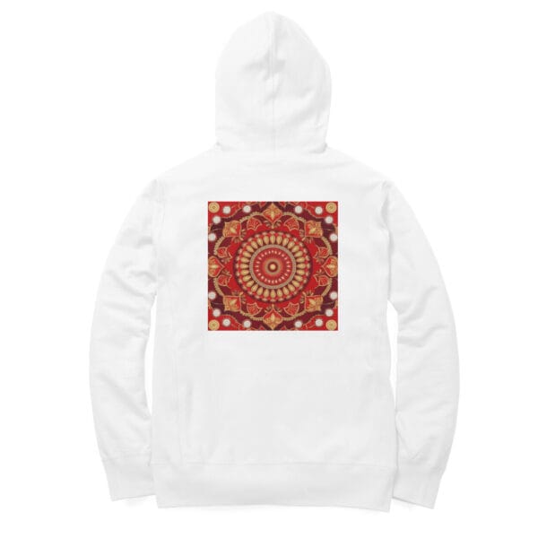 Festive Rangoli Hoodie – Dual Print Edition - Image 2