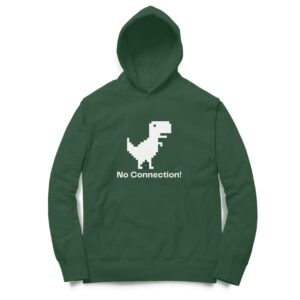 "No Connection" Dino Hoodie – For Those Offline Adventures