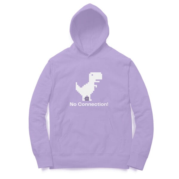 "No Connection" Dino Hoodie – For Those Offline Adventures - Image 6