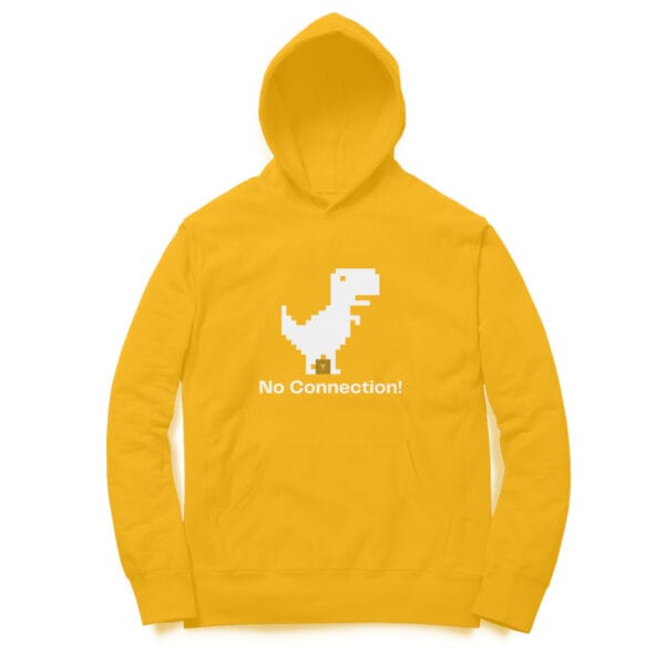 "No Connection" Dino Hoodie – For Those Offline Adventures - Image 7