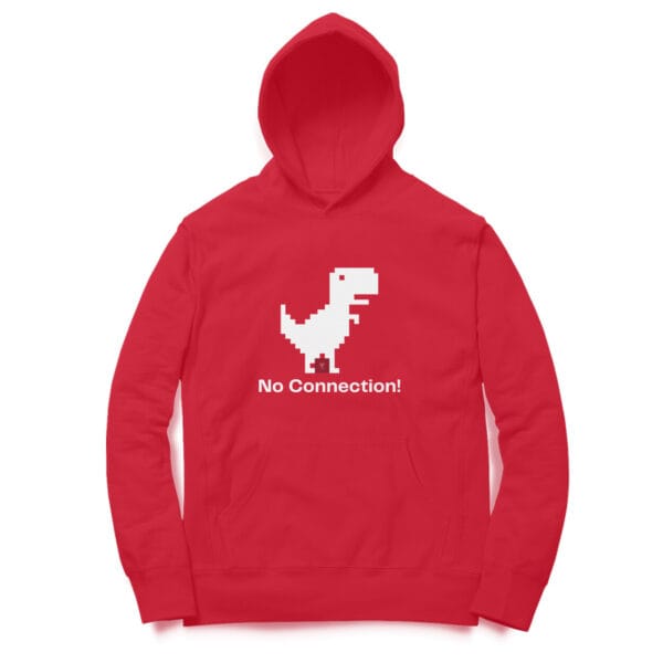 "No Connection" Dino Hoodie – For Those Offline Adventures - Image 10