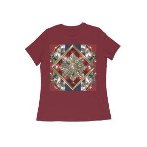 Mirror Mosaic Curved T-Shirt
