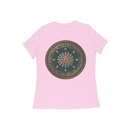 Festive Elegance Curved T-Shirt – Timeless Tradition Meets Modern Comfort