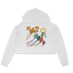 Fly High in Style with Our Makar Sankranti Cropped Kite Hoodie!