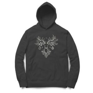 Elevate Your Style with Our Elegant Reindeer Hoodie!