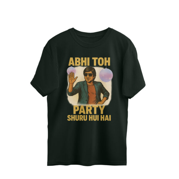 Abhi Toh Party Shuru Hui Hai – Retro Bollywood Graphic T-Shirt (Unisex, Premium Cotton) - Image 6